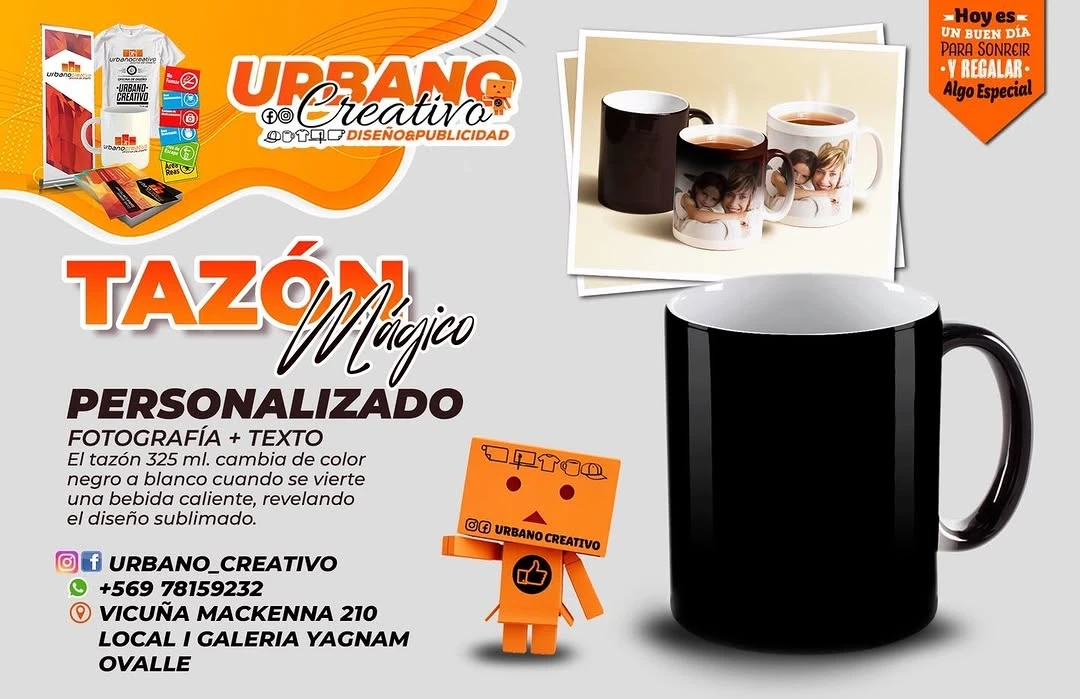 Tazón mágico personalizado publicado por Urbano Creativo en Instagram